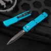 Microtech UTX-70 OTF Automatic Knife Turquoise 2.4" Dagger Black 147-1TQ