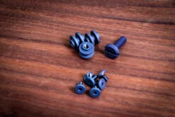 Rick Hinderer Knives Eklipse Hardware Set, Battle Blue Titanium