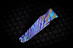 Maverick Customs Pocket Clip 3 Alloy Twist Timascus (Fits Microtech Combat Troodon)