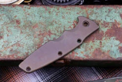 Rick Hinderer Knives Eklipse 3.5" Scale Titanium Battle Bronze