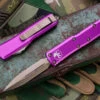 Microtech UTX-85 Violet OTF Knife 3" Bronze Dagger 232-13VI -Best Knifes Shop IMG 7354 11567.1676511499