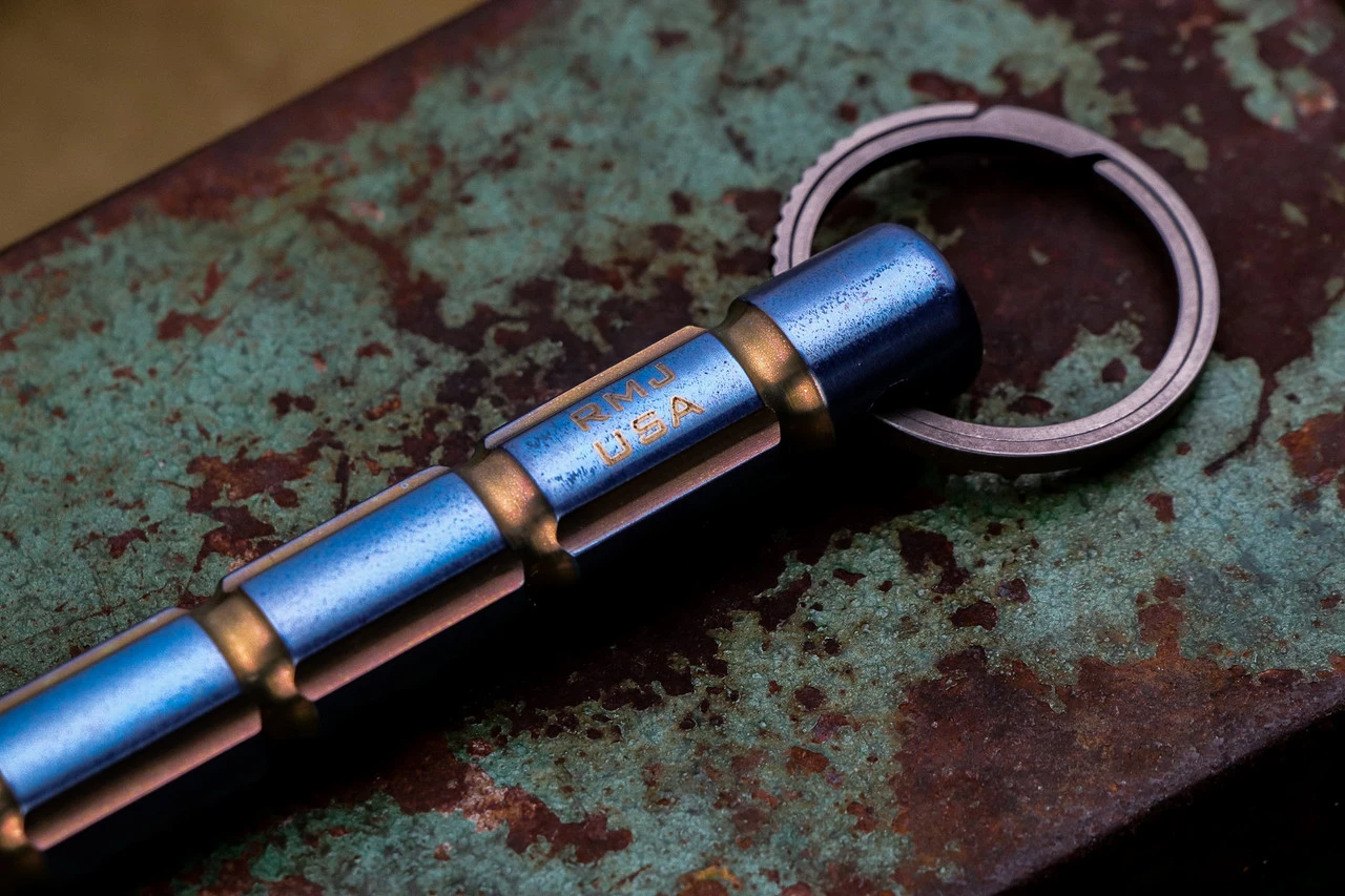 RMJ Tactical Pokey Boi Kubaton Anodized Titanium 6" Self Defense Tool 4 RMJ Tactical Pokey Boi Kubaton Anodized Titanium 6" Self Defense Tool - Image 2