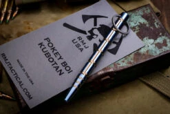 RMJ Tactical Pokey Boi Kubaton Anodized Titanium 6" Self Defense Tool 7 RMJ Tactical Pokey Boi Kubaton Anodized Titanium 6" Self Defense Tool -Best Knifes Shop IMG 7918 24066.1688499148