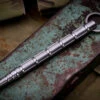 RMJ Tactical Pokey Boi Kubaton Tumbled Titanium 6" Self Defense Tool -Best Knifes Shop IMG 7922 58380.1688498944