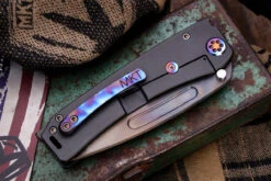 Medford Marauder-H Folding Knife PVD Titanium 3.75" Vulcan Tanto 7 Medford Marauder-H Folding Knife PVD Titanium 3.75" Vulcan Tanto -Best Knifes Shop IMG 8284 98724.1690405639