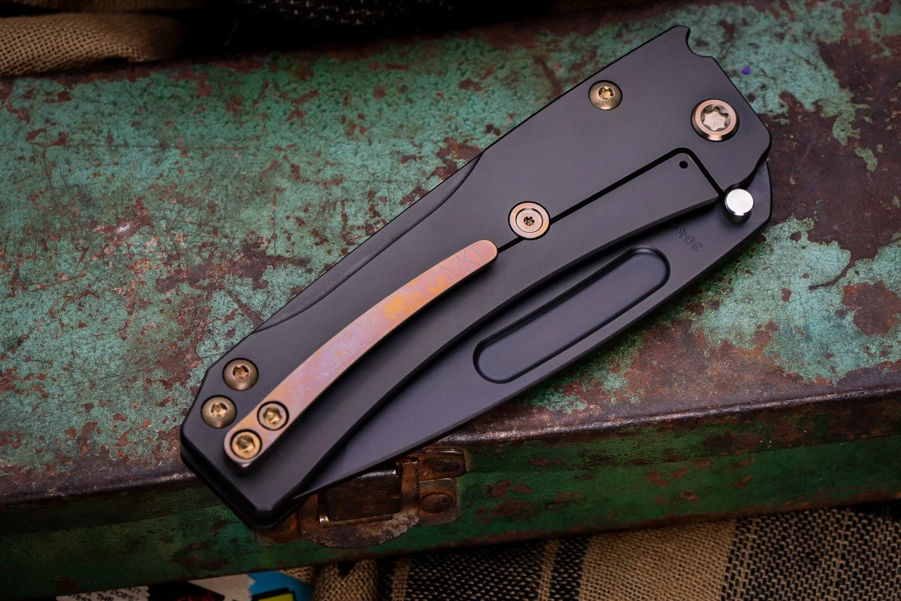 Medford Slim Midi Folding Knife Titanium "Ghosted American Flag" 3.25" Tanto PVD 6 Medford Slim Midi Folding Knife Titanium "Ghosted American Flag" 3.25" Tanto PVD - Image 4