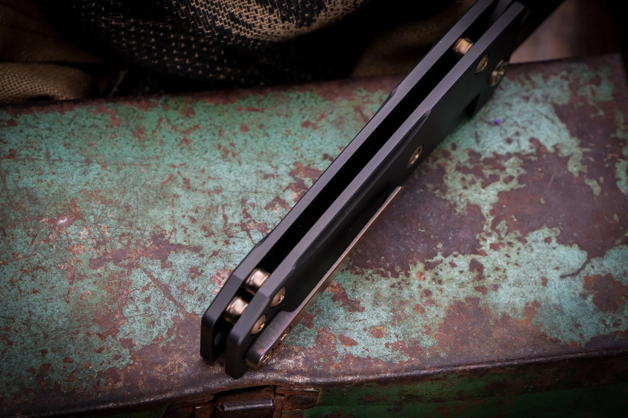 Medford Slim Midi Folding Knife Titanium "Ghosted American Flag" 3.25" Tanto PVD 7 Medford Slim Midi Folding Knife Titanium "Ghosted American Flag" 3.25" Tanto PVD - Image 5