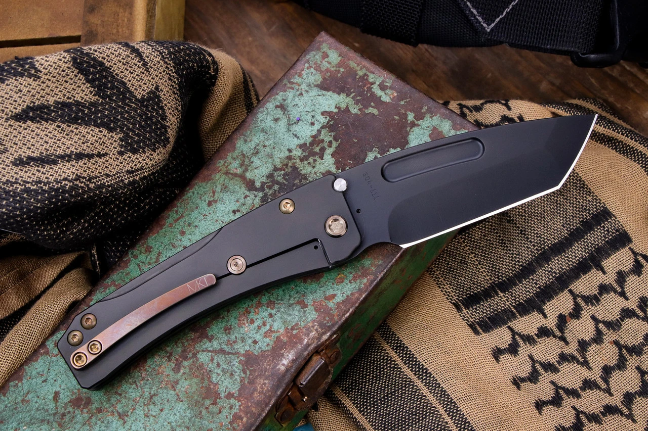 Medford Slim Midi Folding Knife Titanium "Ghosted American Flag" 3.25" Tanto PVD 5 Medford Slim Midi Folding Knife Titanium "Ghosted American Flag" 3.25" Tanto PVD - Image 3