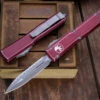 Microtech Ultratech OTF Automatic Knife Distressed Merlot 3.4" Dagger Serrated Stonewash 122-12DMR -Best Knifes Shop IMG 8433 92450.1690509113