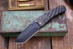 Medford Slim Midi Folding Knife Titanium "Ghosted American Flag" 3.25" Tanto PVD