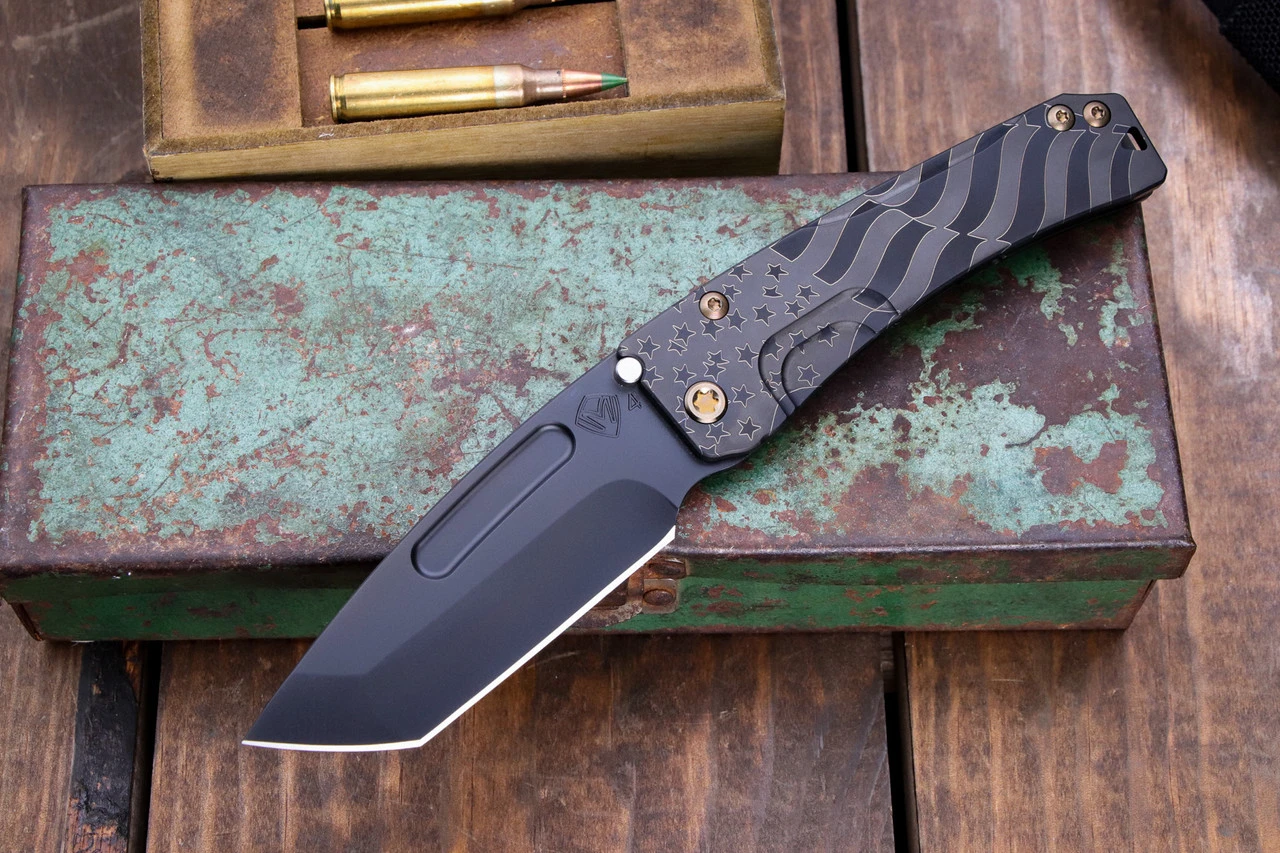 Medford Slim Midi Folding Knife Titanium "Ghosted American Flag" 3.25" Tanto PVD 3 Medford Slim Midi Folding Knife Titanium "Ghosted American Flag" 3.25" Tanto PVD