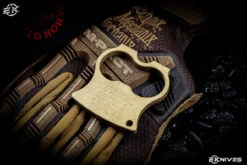 Red Horse Knife Works BAD APPLE Brass “Tactical Bottle Opener”