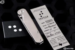 Tactile Knife Co. "Rockwall" Thumbstud Folding Knife Titanium 2.84" MagnaCut 11 Tactile Knife Co. "Rockwall" Thumbstud Folding Knife Titanium 2.84" MagnaCut -Best Knifes Shop IMG 9037 Edit 67481.1668283884