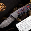 KC Gray "Mod-0" Camo Carbon 3" Snake Skin San Mai
