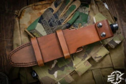 Marfione Custom Interceptor Black Wrap Fixed Blade 7" Bowie Hand Rubbed -Best Knifes Shop Interceptor Satin Black 9 60430.1687898955