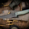 Jason Knight Forge Studio Tanto Fixed Blade Jade G10 4.25" Acid Wash 2 Jason Knight Forge Studio Tanto Fixed Blade Jade G10 4.25" Acid Wash -Best Knifes Shop JK TE JSM 2 86772.1679930701
