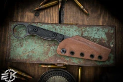 Toor Knives Jank Shank Outlaw Fixed Blade Knife Ebony 3" Black Oxide -Best Knifes Shop Jank Shank Outlaw 4 82960.1680019318