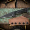 Toor Knives Jank Shank Outlaw Fixed Blade Knife Ebony 3" Black Oxide 2 Toor Knives Jank Shank Outlaw Fixed Blade Knife Ebony 3" Black Oxide -Best Knifes Shop Jank Shank Outlaw 21924.1680019313
