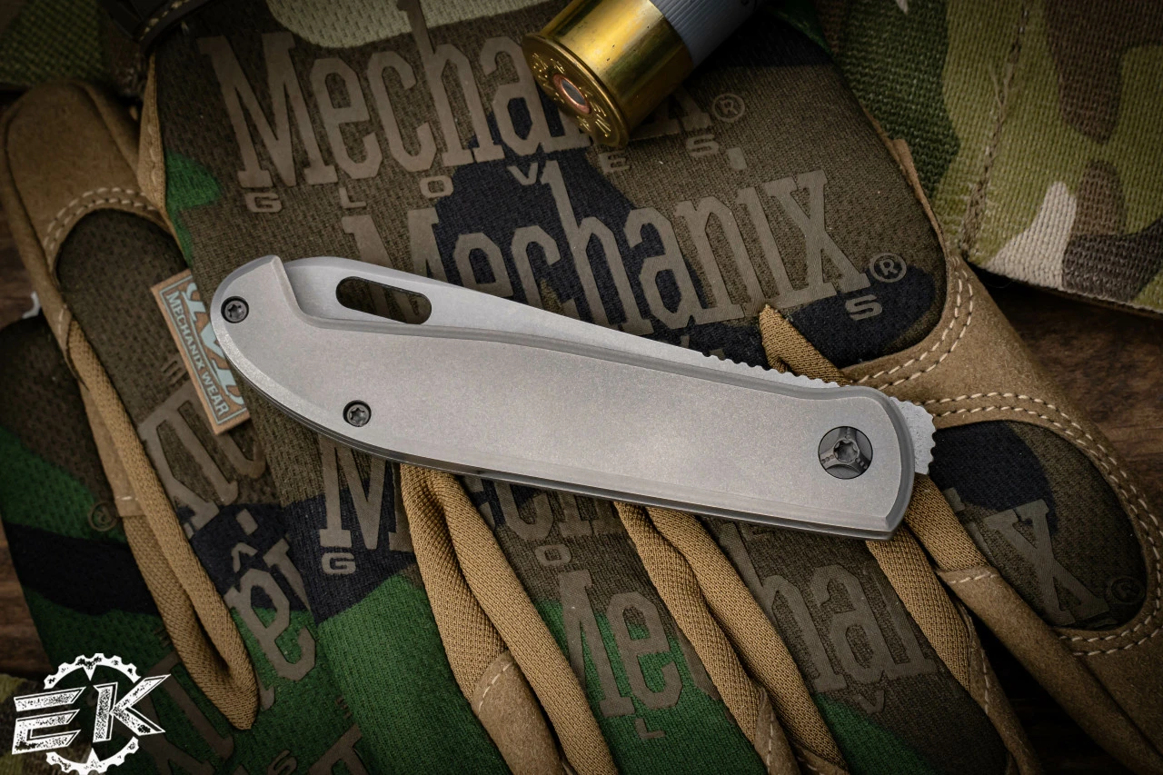 Kevin Foster "Jelly" Front Flipper Titanium Blasted, 3.5" Blasted 6 Kevin Foster "Jelly" Front Flipper Titanium Blasted, 3.5" Blasted - Image 4