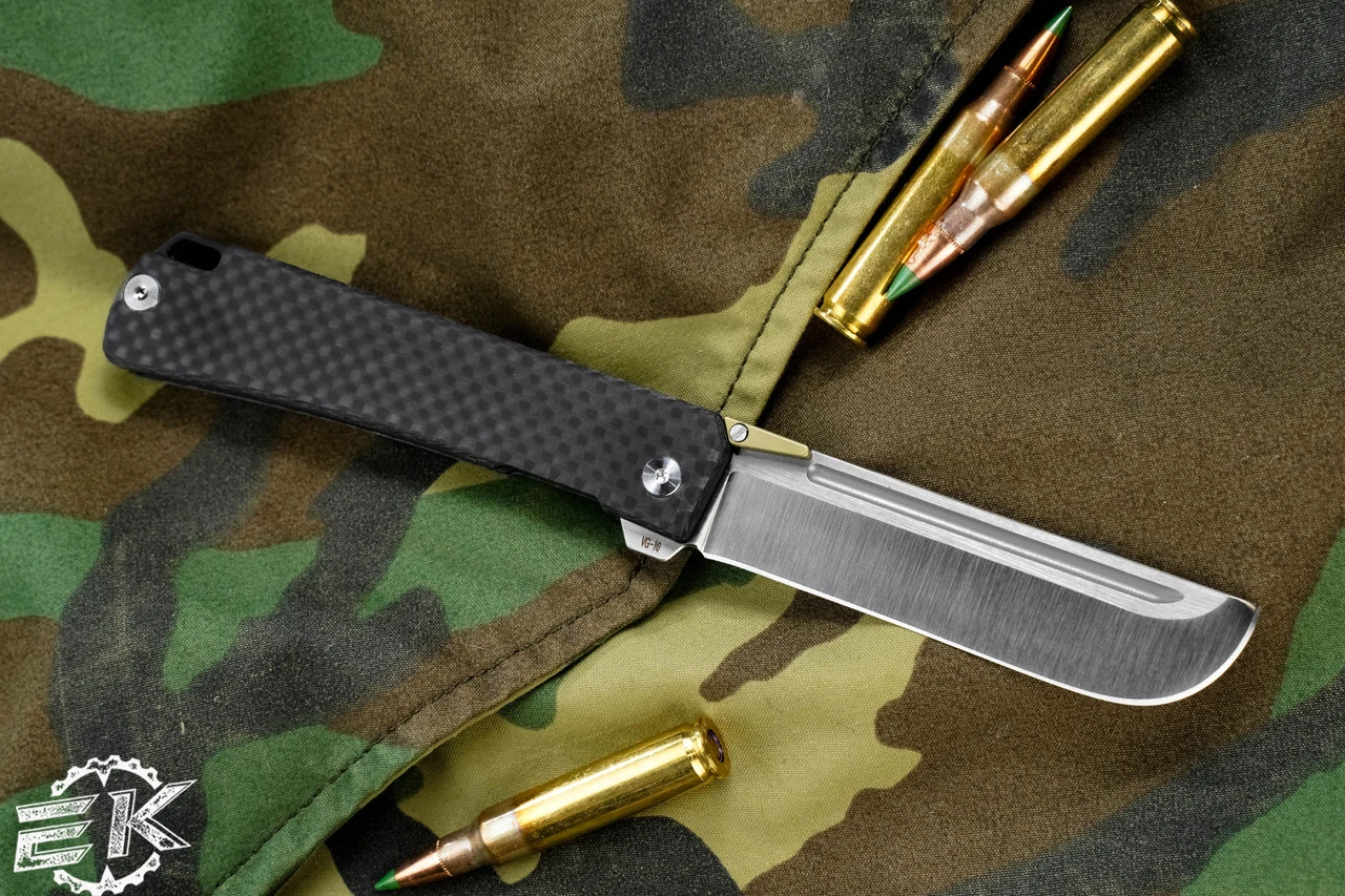 D Rocket Design Jupiter EDC Folding Knife Carbon Fiber 3" Satin Drop Point 4 D Rocket Design Jupiter EDC Folding Knife Carbon Fiber 3" Satin Drop Point - Image 2