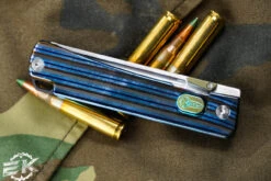 D Rocket Design Jupiter EDC Folding Knife Timascus 3" Satin Drop Point -Best Knifes Shop Jupitor VG 10 Satin Timascus 026 3 75102.1670371211