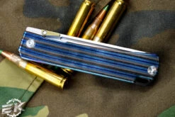 D Rocket Design Jupiter EDC Folding Knife Timascus 3" Satin Drop Point -Best Knifes Shop Jupitor VG 10 Satin Timascus 026 4 38230.1670371198