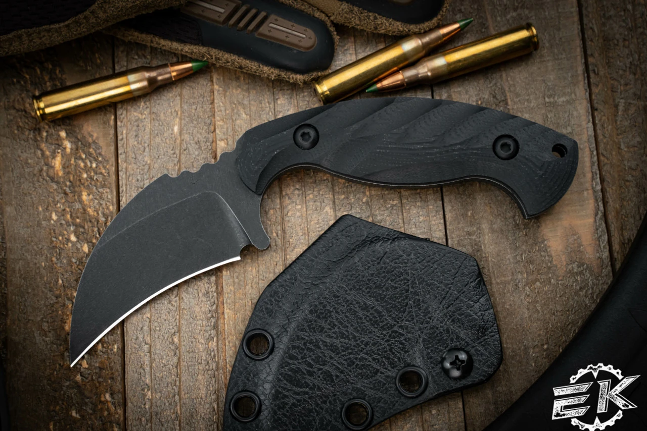 Toor Knives Karsumba Carbon Karambit Fixed Blade Knife 2.5" Black Oxide 3 Toor Knives Karsumba Carbon Karambit Fixed Blade Knife 2.5" Black Oxide