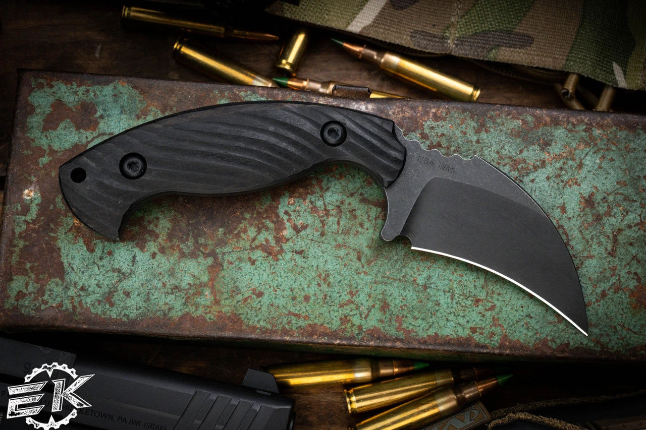 Toor Knives Karsumba Outlaw Ebony Karambit Fixed Blade Knife 2.5" Black Oxide 4 Toor Knives Karsumba Outlaw Ebony Karambit Fixed Blade Knife 2.5" Black Oxide - Image 2