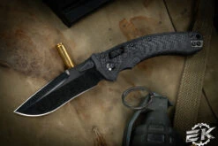 Marfione Custom Amphibian Carbon Fiber Ram-Lok 4" DLC Two Tone