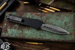 Microtech/Marfione Custom "Troodon" OTF Copper Polished Damascus, Copper Accents -Best Knifes Shop MCKT CU 2 71158.1683357947