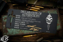 Microtech/Marfione Custom "Troodon" OTF Copper Polished Damascus, Copper Accents -Best Knifes Shop MCKT CU 4 65031.1683357951