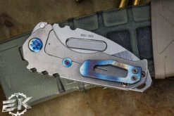 Medford Praetorian Genesis "T" Folding Knife Tumbled Titanium, Flamed HW/Clip 3.3" Drop Point 9 Medford Praetorian Genesis "T" Folding Knife Tumbled Titanium, Flamed HW/Clip 3.3" Drop Point -Best Knifes Shop MK029STD 01TM TFCF BN 2 4 72543.1688749702