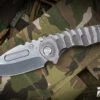Medford Praetorian Genesis "T" Folding Knife "Tremors Bark" Sculpted Titanium 3.3" Drop Point Tumbled 1 Medford Praetorian Genesis "T" Folding Knife "Tremors Bark" Sculpted Titanium 3.3" Drop Point Tumbled -Best Knifes Shop MK029STD 01TM TSCS BN 92373.1688332325