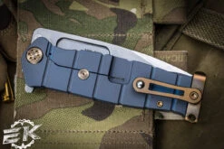 Medford USMC FF Fighter Flipper Knife Blue Titanium 4.25" Drop Point Tumbled 8 Medford USMC FF Fighter Flipper Knife Blue Titanium 4.25" Drop Point Tumbled -Best Knifes Shop MK204STQ 37A2 T1C1 P1 2 46531.1688204875