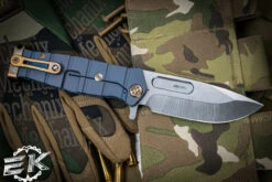 Medford USMC FF Fighter Flipper Knife Blue Titanium 4.25" Drop Point Tumbled 9 Medford USMC FF Fighter Flipper Knife Blue Titanium 4.25" Drop Point Tumbled -Best Knifes Shop MK204STQ 37A2 T1C1 P1 54217.1688204876