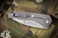 Medford Praetorian Slim Folding Knife Tumbled Titanium 3.3" Tanto Tumbled -Best Knifes Shop MK208STT 01TM TSCS Q4 2 77562.1688154485