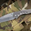 Medford Praetorian Slim Folding Knife Tumbled Titanium 3.3" Tanto Tumbled 1 Medford Praetorian Slim Folding Knife Tumbled Titanium 3.3" Tanto Tumbled -Best Knifes Shop MK208STT 01TM TSCS Q4 3 80385.1688154478