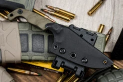 Stroup Knives MINI Fixed Blade Knife OD Green G10 3" Acid Wash Carved Pike 8 Stroup Knives MINI Fixed Blade Knife OD Green G10 3" Acid Wash Carved Pike -Best Knifes Shop Mini OD G10 Closed 38654.1677539377