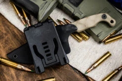 Stroup Knives MINI Fixed Blade Knife Tan G10 3" Acid Wash Pike -Best Knifes Shop Mini T G10 Closed 2 82004.1678650666