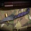 Stroup Knives MINI MOD 2 Fixed Blade Knife Purple G10 3" Acid Wash Pikal Reverse Edge 2 Stroup Knives MINI MOD 2 Fixed Blade Knife Purple G10 3" Acid Wash Pikal Reverse Edge -Best Knifes Shop Mini2 PURPLE G10 17286.1678950298