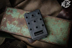 Bastinelli Knives Grumpy Black Micarta Scythe Fixed Blade 4" Black Serrated Spine -Best Knifes Shop Mounting Clip 24241.1670967616