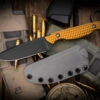 Toor Knives Mutiny Bounty Gold Fixed Blade Knife 4" Drop Point Black -Best Knifes Shop Mutiny Bounty Gold 47752.1680021960