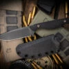 Toor Knives Mutiny Cannon Black Fixed Blade Knife 4" Drop Point Black Stonewash -Best Knifes Shop Mutiny Cannon Black 3 80931.1680022259