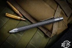 Nottingham Tactical Tibutton Yknott Blackened Titanium Single Lock 5.5"