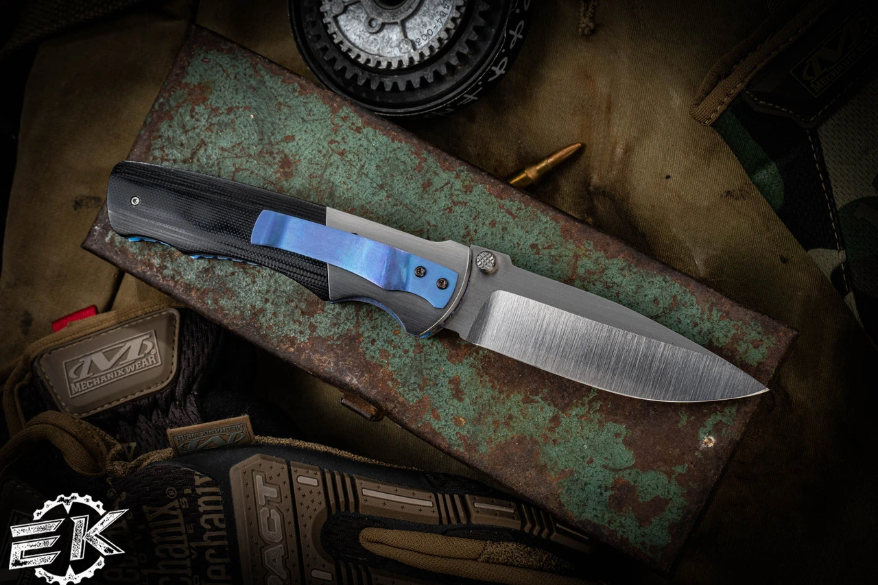 Butch Vallotton Guardian Tactical Folder Micarta/Titanium Linerlock 3.5" Satin 3 Butch Vallotton Guardian Tactical Folder Micarta/Titanium Linerlock 3.5" Satin