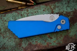 ProTech Strider PT+ Automatic Folding Knife Blue 3.05" MagnaCut Stonewash PT201-Blue -Best Knifes Shop PT201 BLUE 4 09686.1683111419