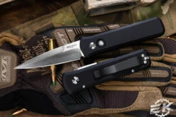 ProTech Godson Limited Automatic Knife W/ Pearl Button 3.15" Spear Point Satin 721-LTD