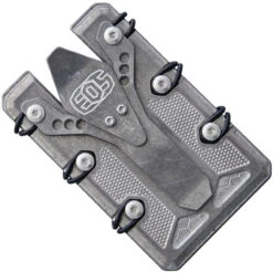 EOS Wallet 2.5 Titanium Stonewash Money Clip Holds 25 Cards