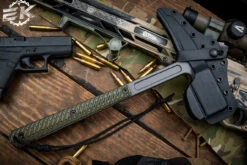 RMJ Tactical "Cuddles" Warhammer W/ Spike, Dirty Olive G10 13" Tungsten -Best Knifes Shop RMJ CUD DOTG 2 07082.1683743179