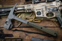 RMJ Tactical "Cuddles" Warhammer W/ Spike, Dirty Olive G10 13" Tungsten